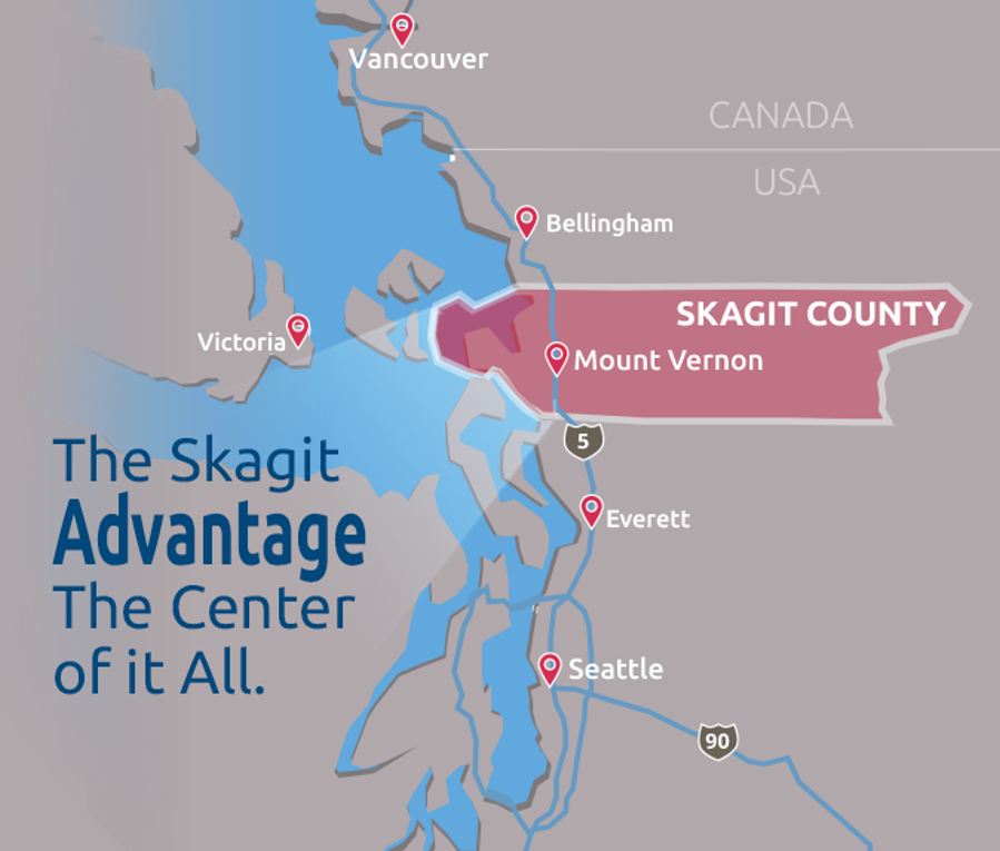 Map of Skagit County